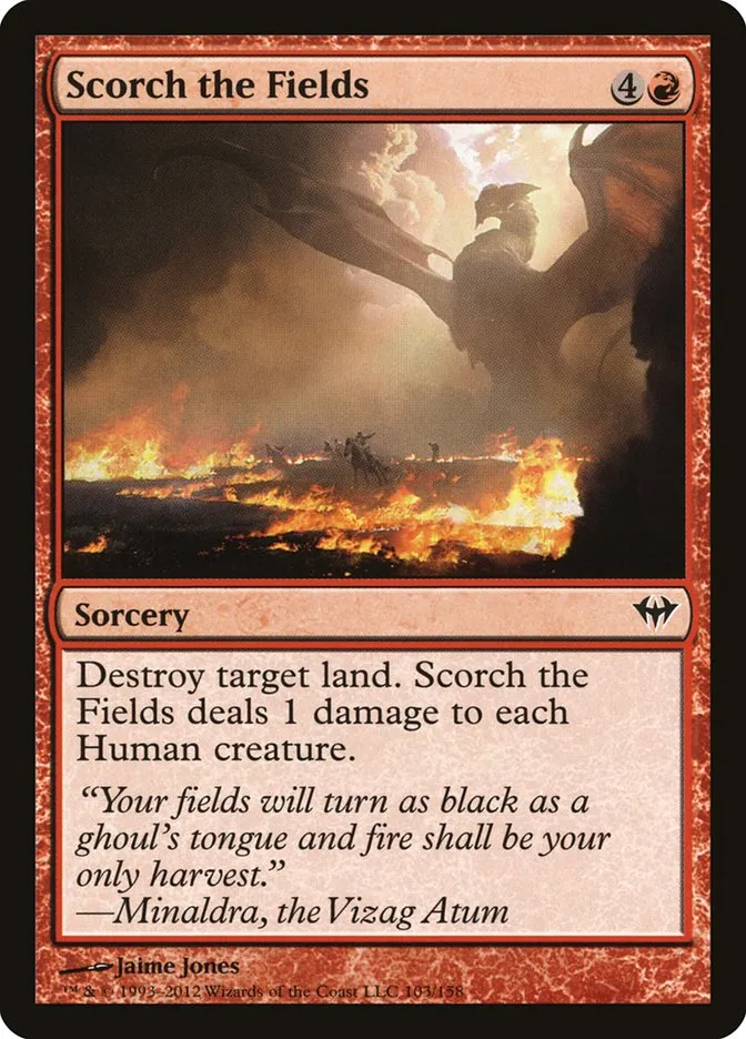 Scorch the Fields Front Face