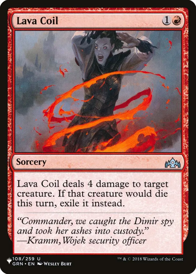 Lava Coil Front Face