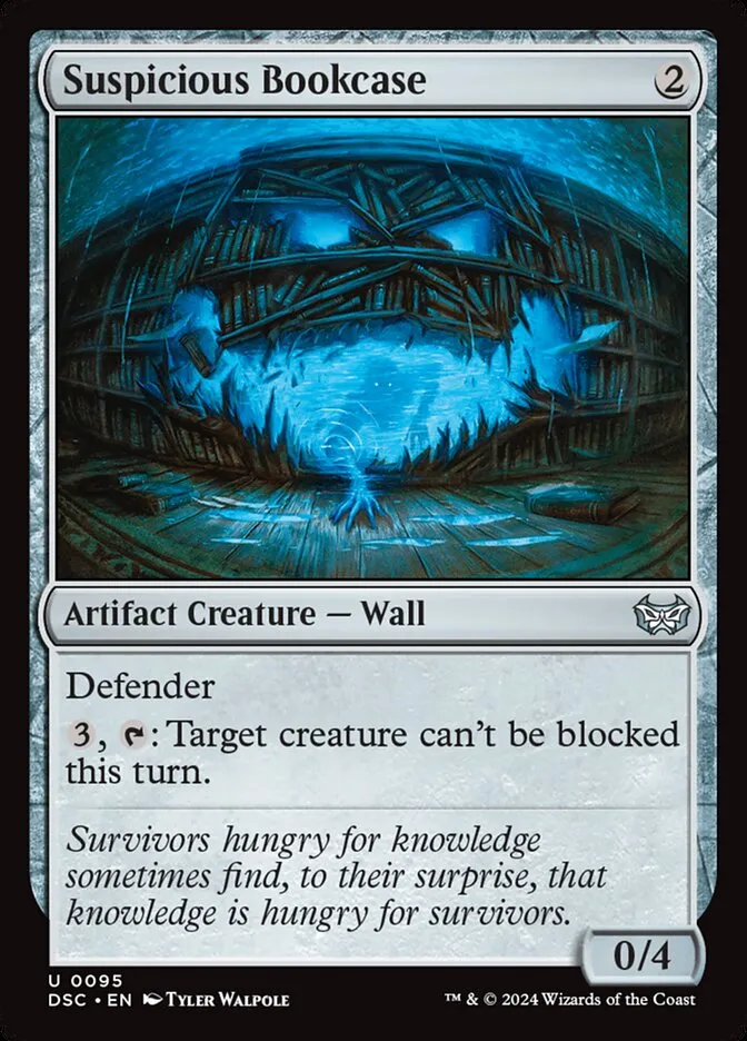 Suspicious Bookcase Front Face