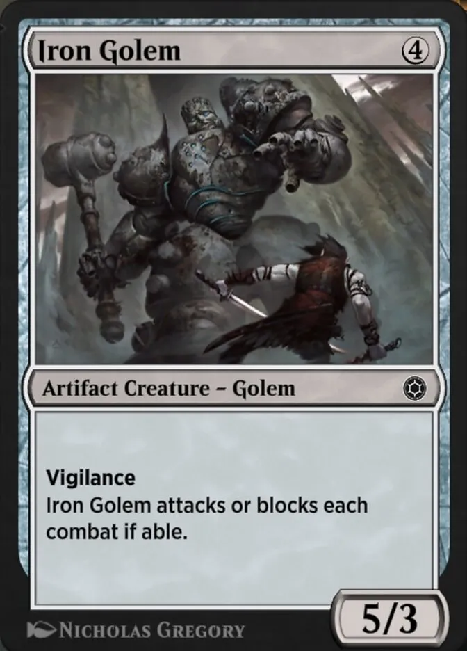 Iron Golem Front Face