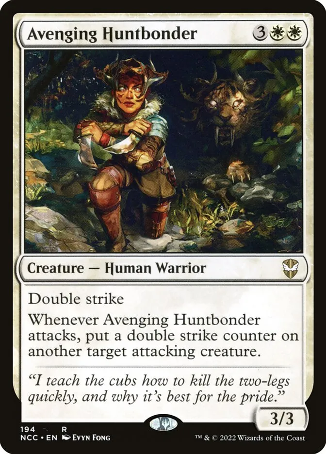 Avenging Huntbonder Front Face