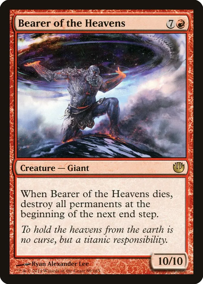 Bearer of the Heavens Front Face