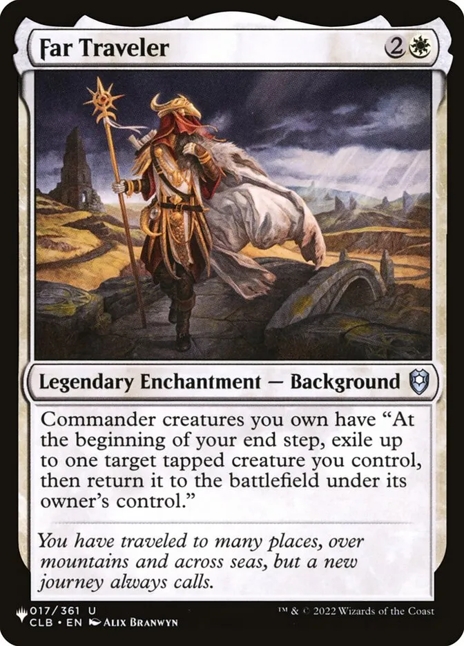 Far Traveler Front Face