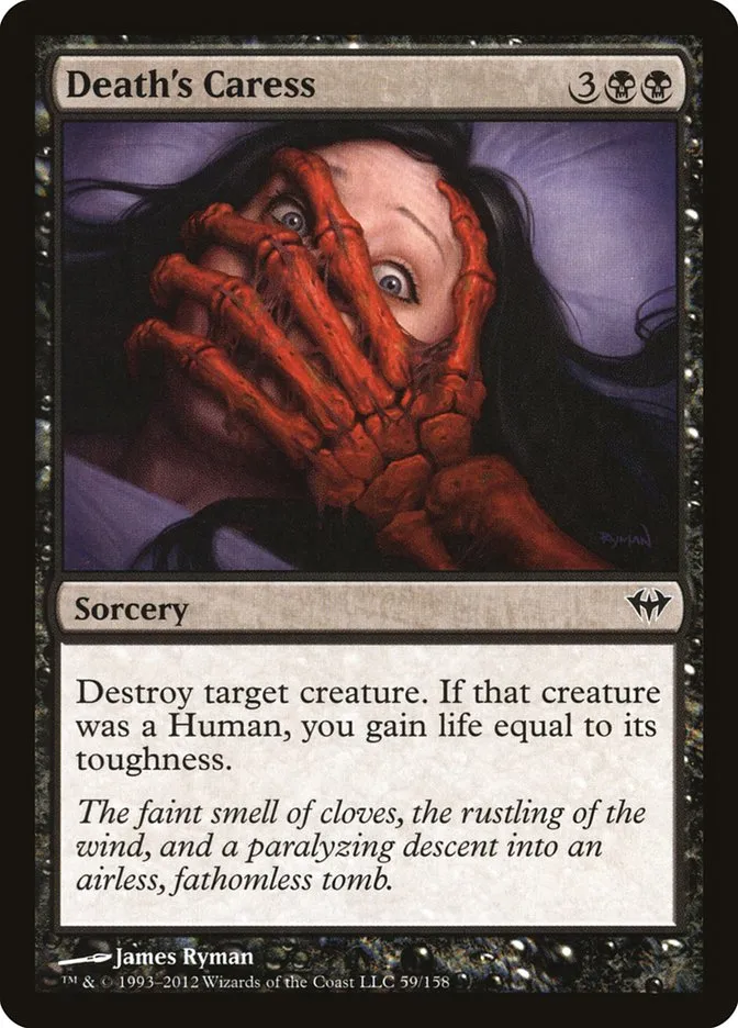 Death's Caress Front Face