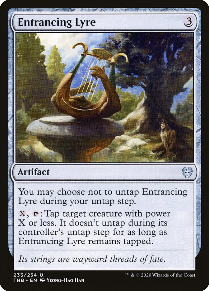 Entrancing Lyre Front Face