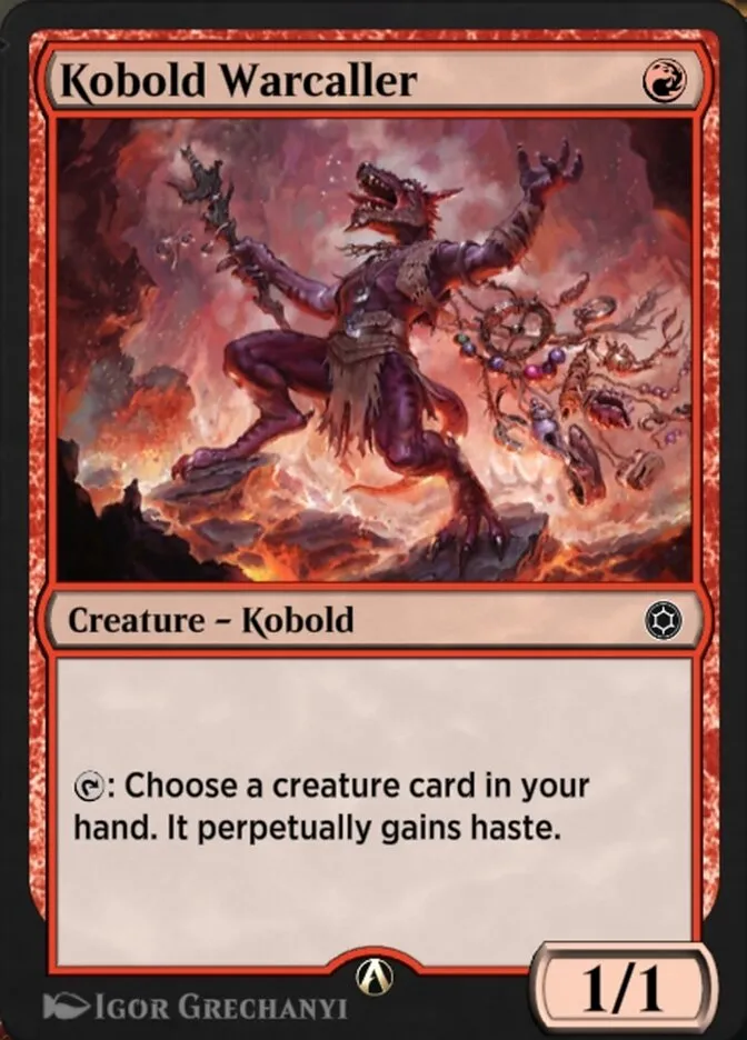 Kobold Warcaller Front Face