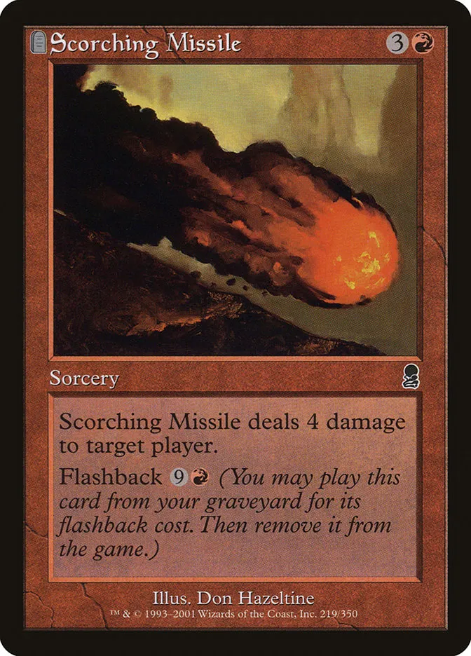 Scorching Missile Front Face