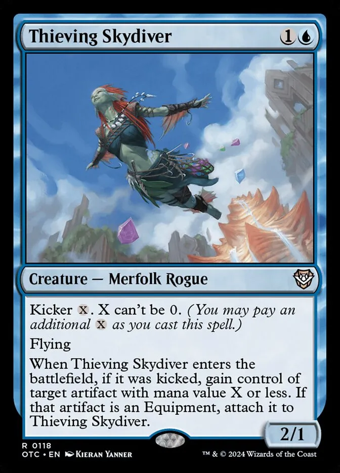 Thieving Skydiver Front Face
