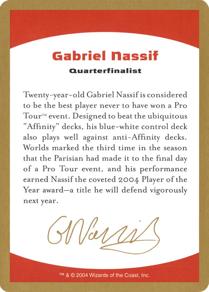 Gabriel Nassif Bio Front Face