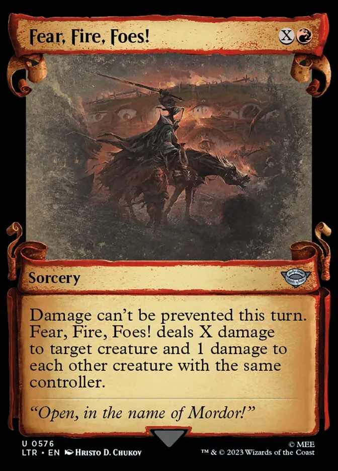 Fear, Fire, Foes! Front Face