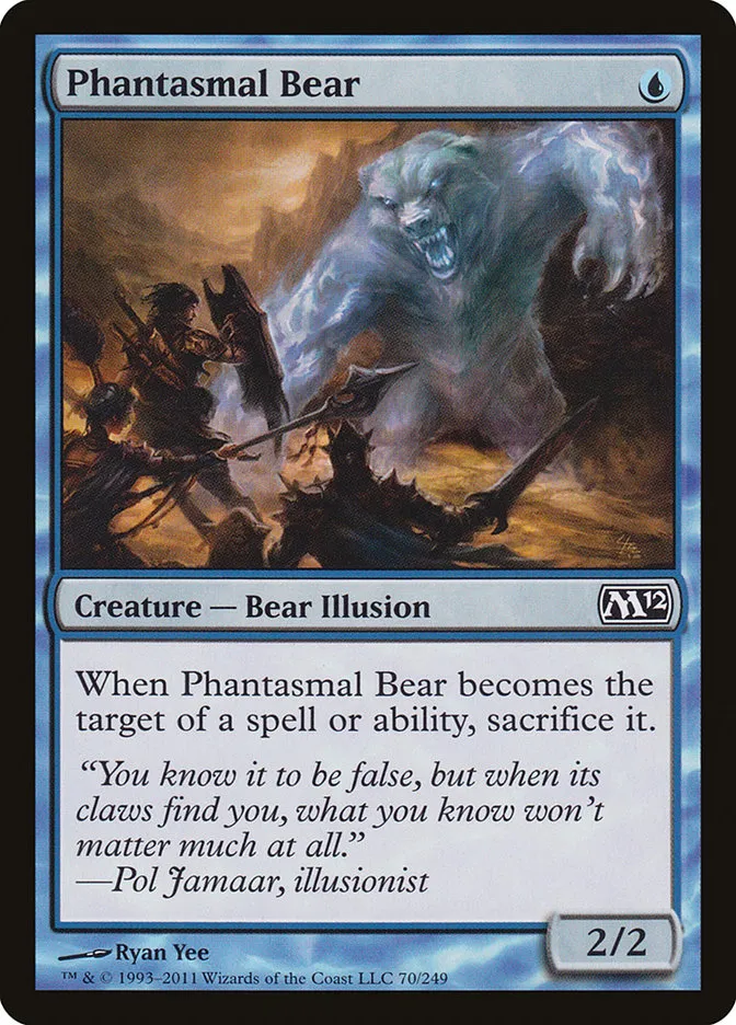 Phantasmal Bear Front Face