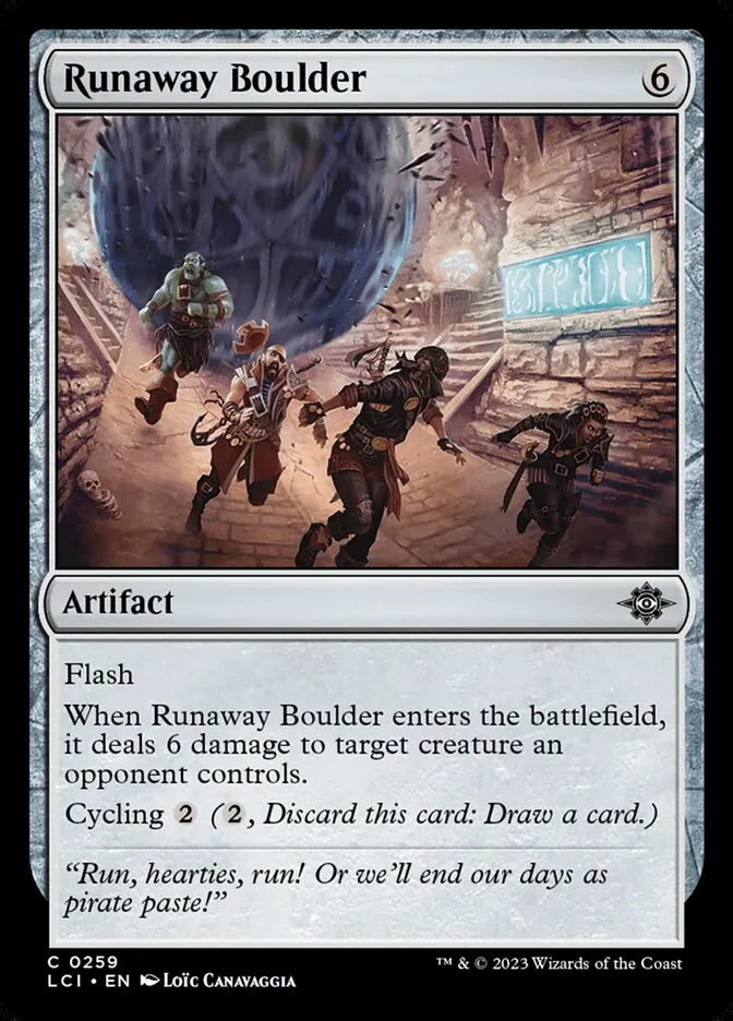 Runaway Boulder Front Face