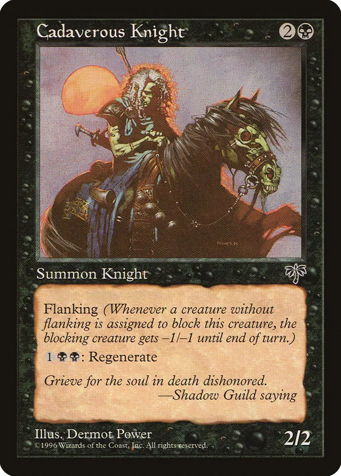 Cadaverous Knight Front Face