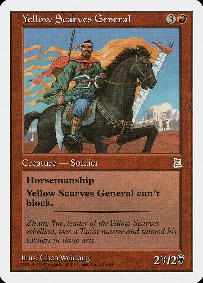 Yellow Scarves General Front Face