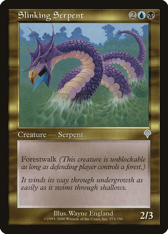 Slinking Serpent Front Face