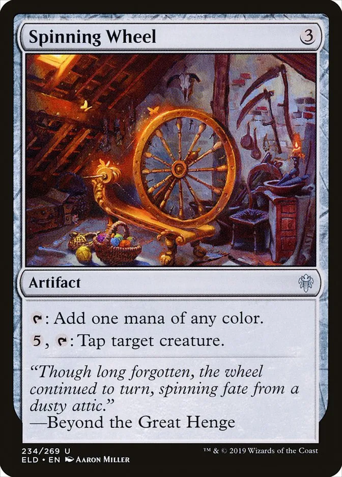 Spinning Wheel Front Face