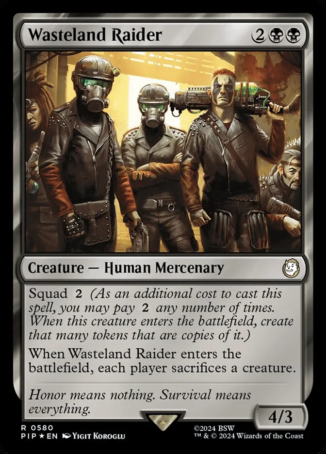 Wasteland Raider Front Face