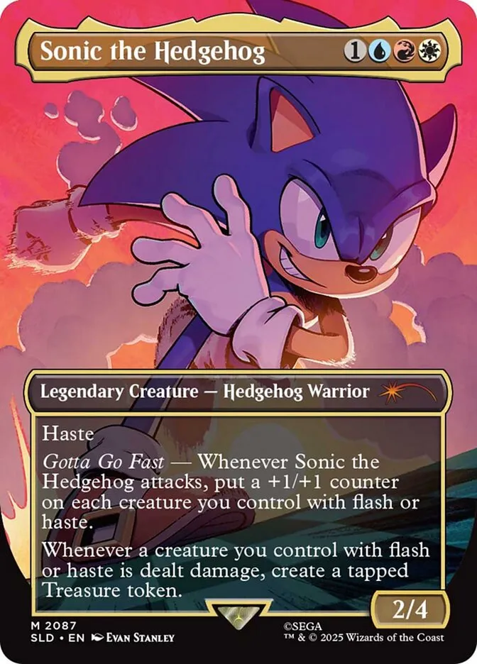 Sonic the Hedgehog Front Face