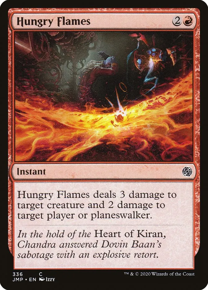 Hungry Flames Front Face