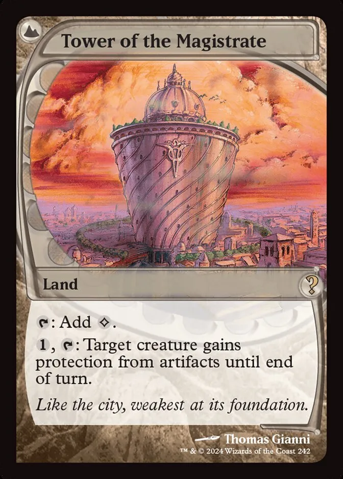 Tower of the Magistrate Front Face