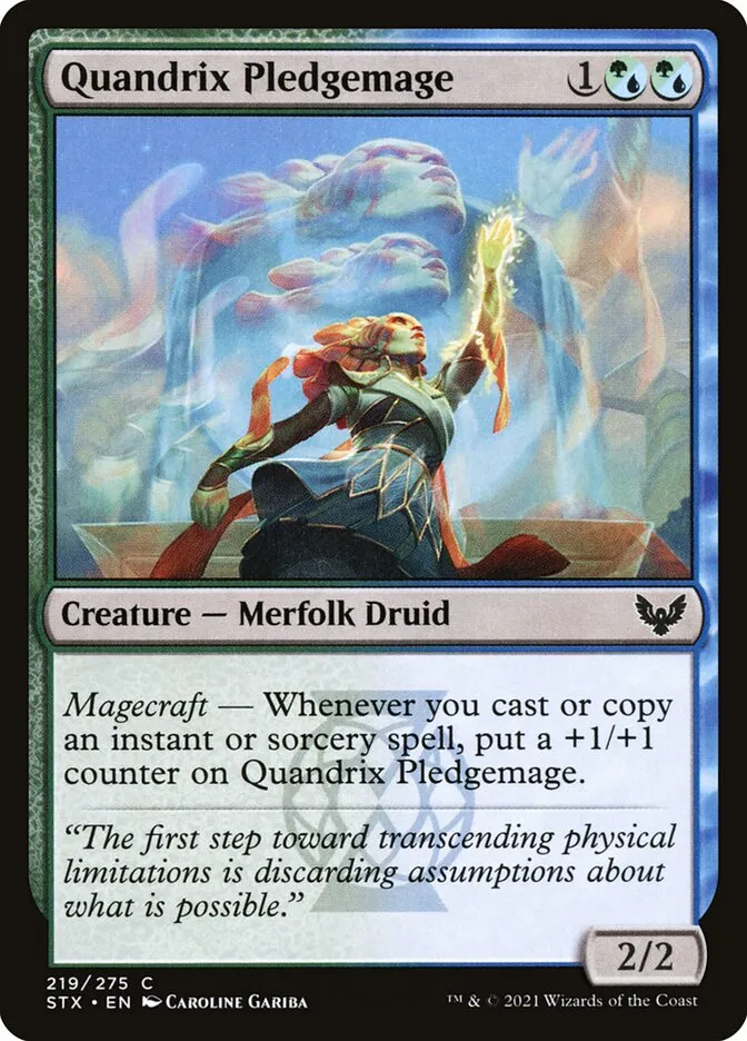 Quandrix Pledgemage Front Face