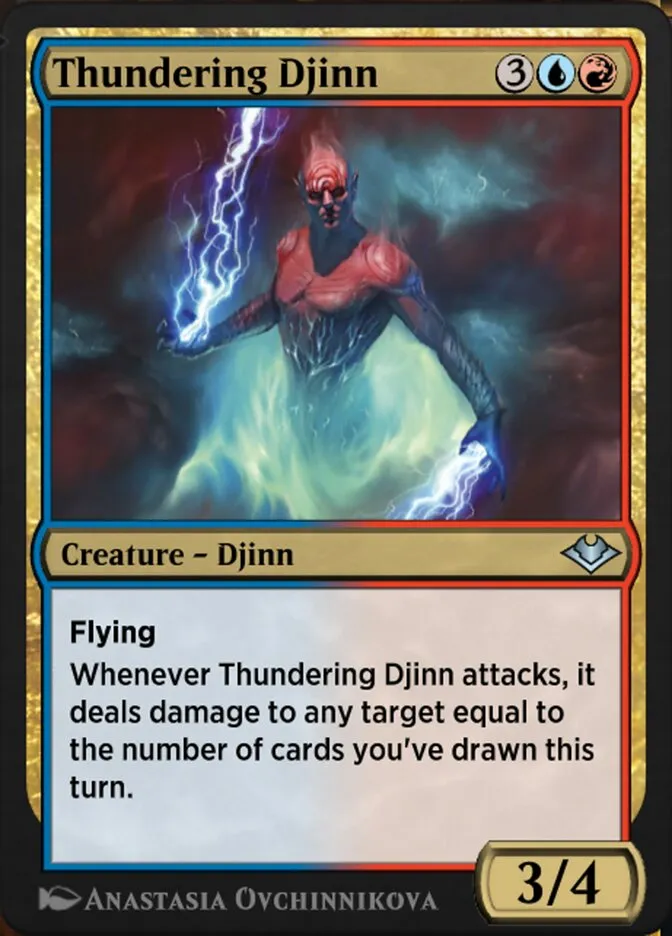 Thundering Djinn Front Face