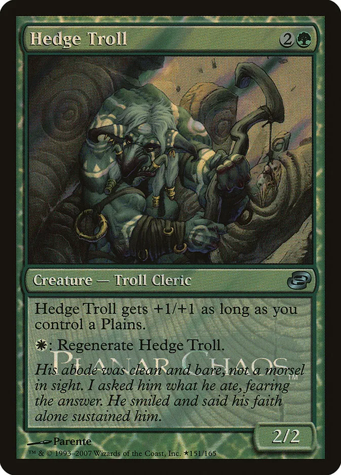 Hedge Troll Front Face