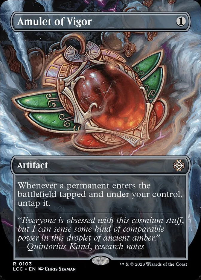 Amulet of Vigor Front Face