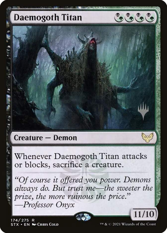 Daemogoth Titan Front Face