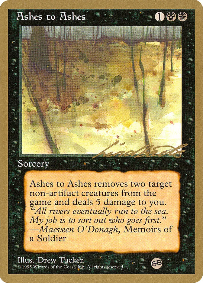 Ashes to Ashes Front Face