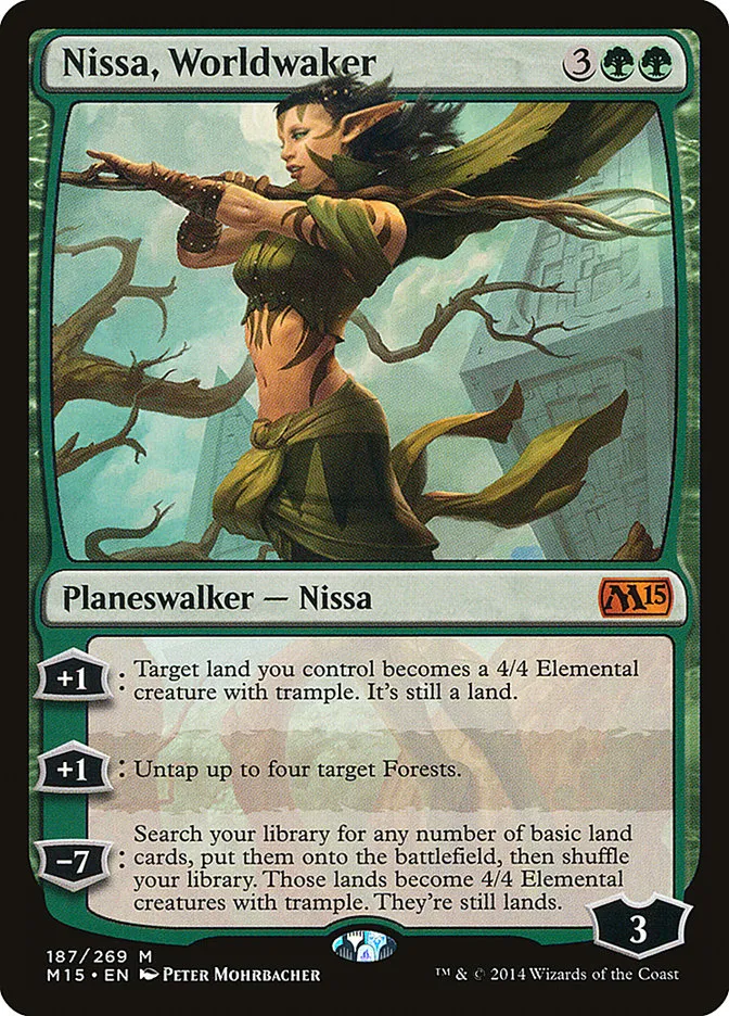 Nissa, Worldwaker Front Face