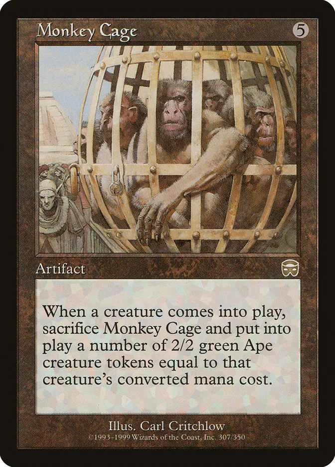 Monkey Cage Front Face