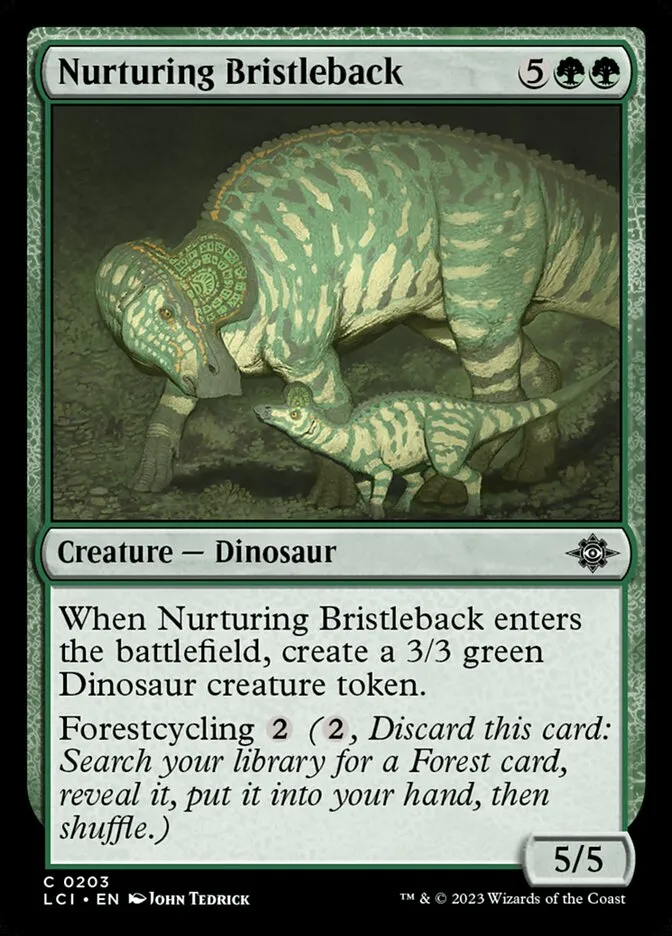 Nurturing Bristleback Front Face