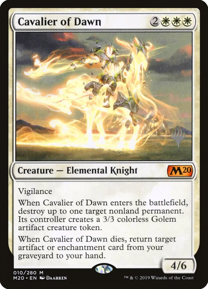 Cavalier of Dawn Front Face