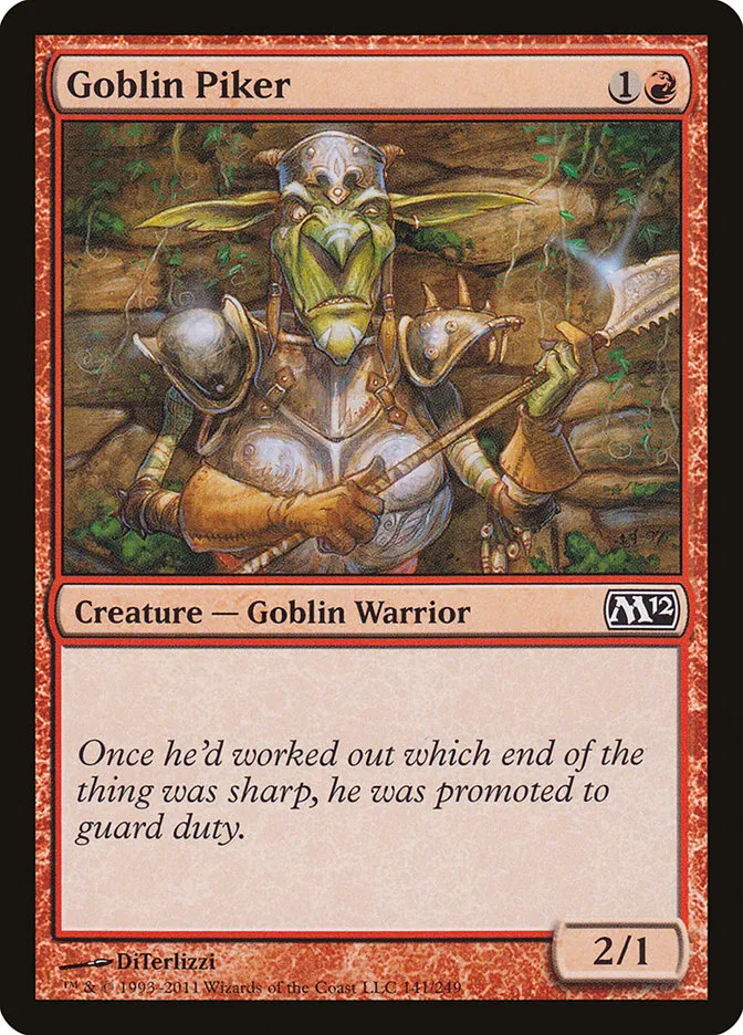 Goblin Piker Front Face