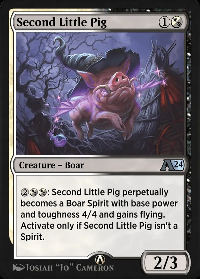 Second Little Pig Front Face