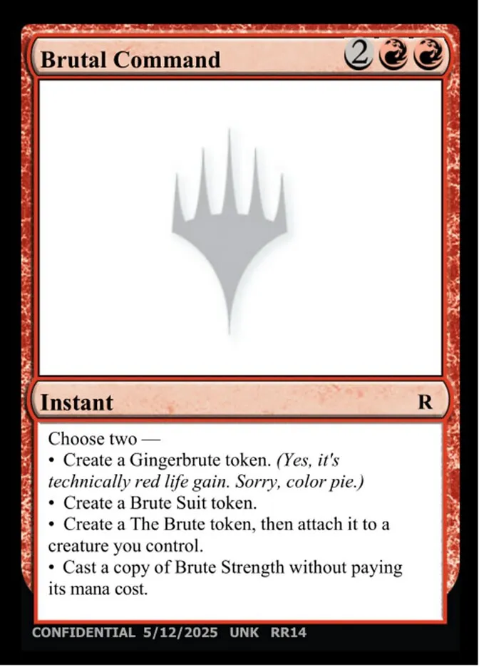 Brutal Command Front Face