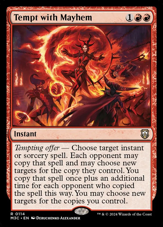 Tempt with Mayhem Front Face