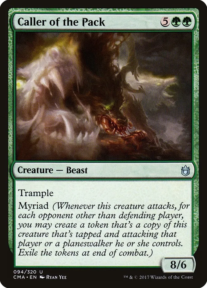 Caller of the Pack Front Face