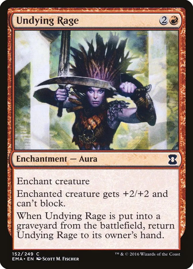 Undying Rage Front Face