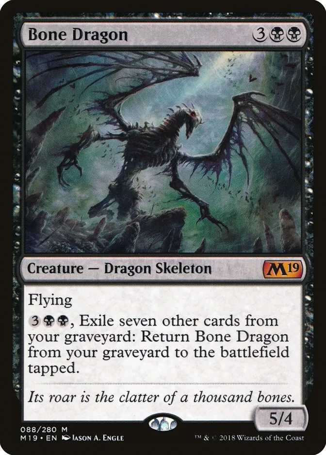 Bone Dragon Front Face