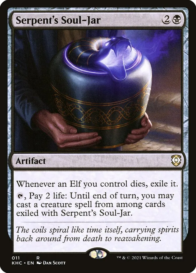 Serpent's Soul-Jar Front Face