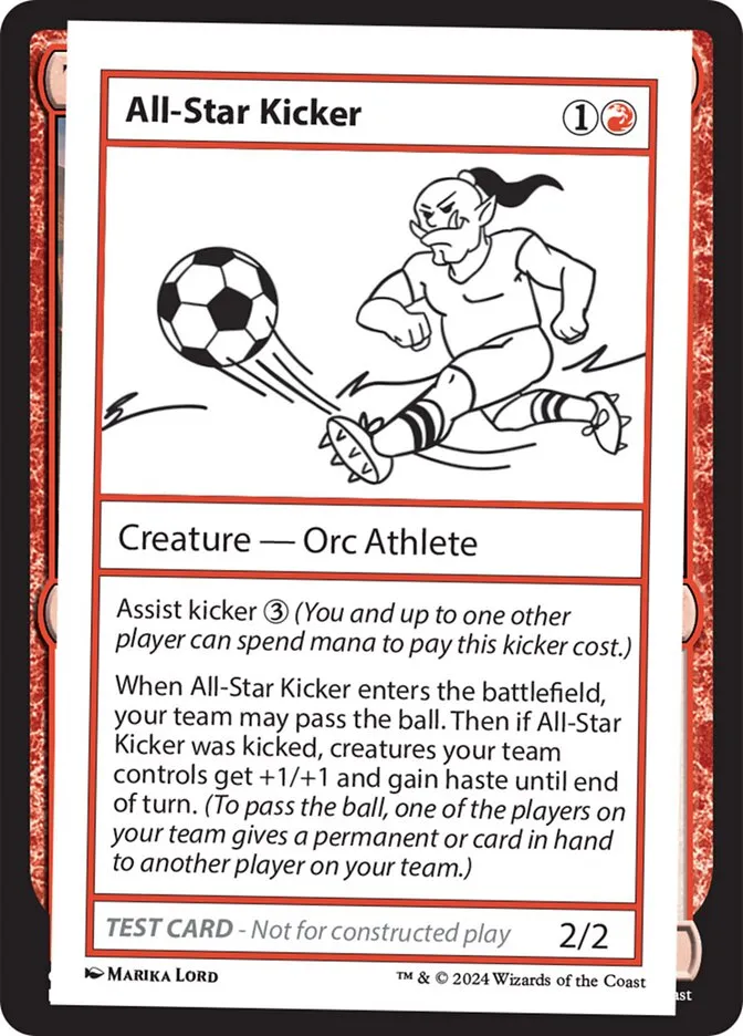 All-Star Kicker Front Face