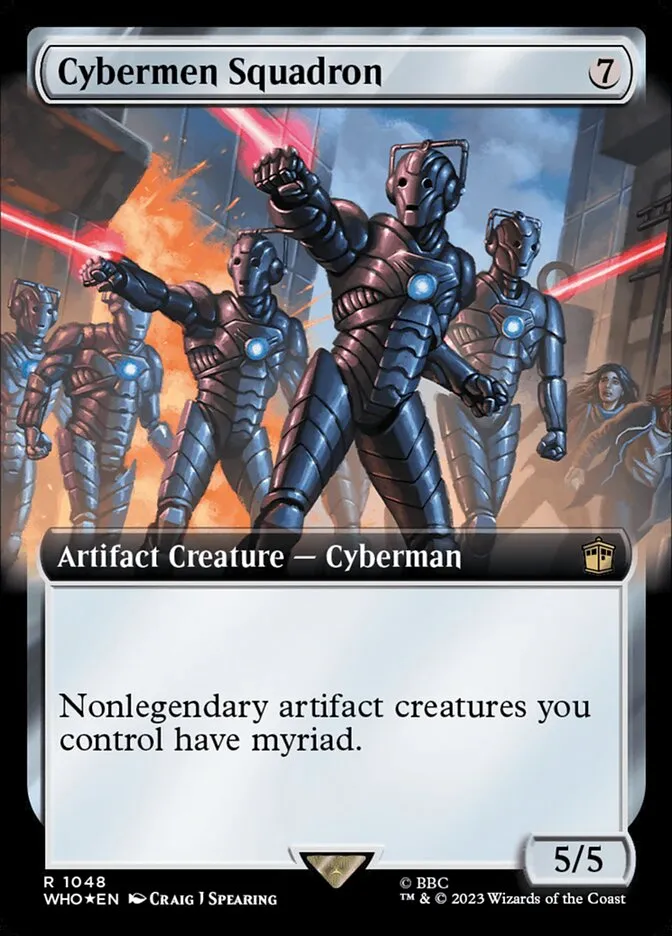 Cybermen Squadron Front Face