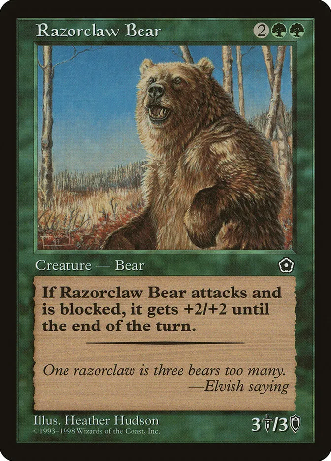 Razorclaw Bear Front Face