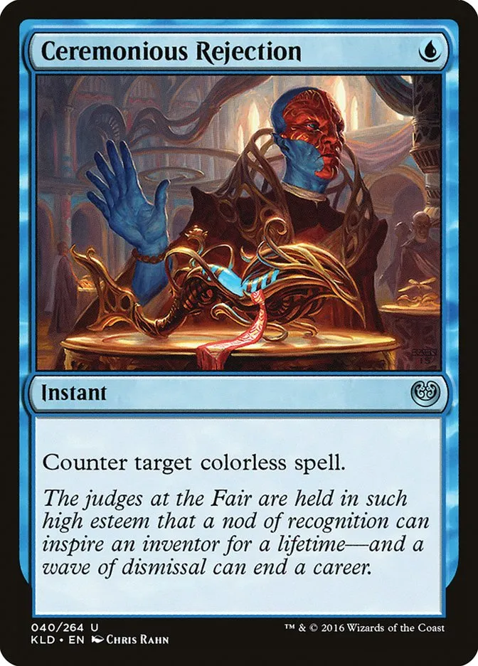 Ceremonious Rejection Front Face