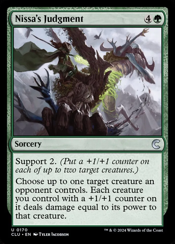 Nissa's Judgment Front Face