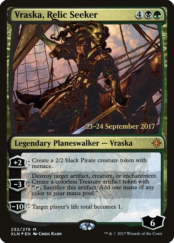 Vraska, Relic Seeker Front Face