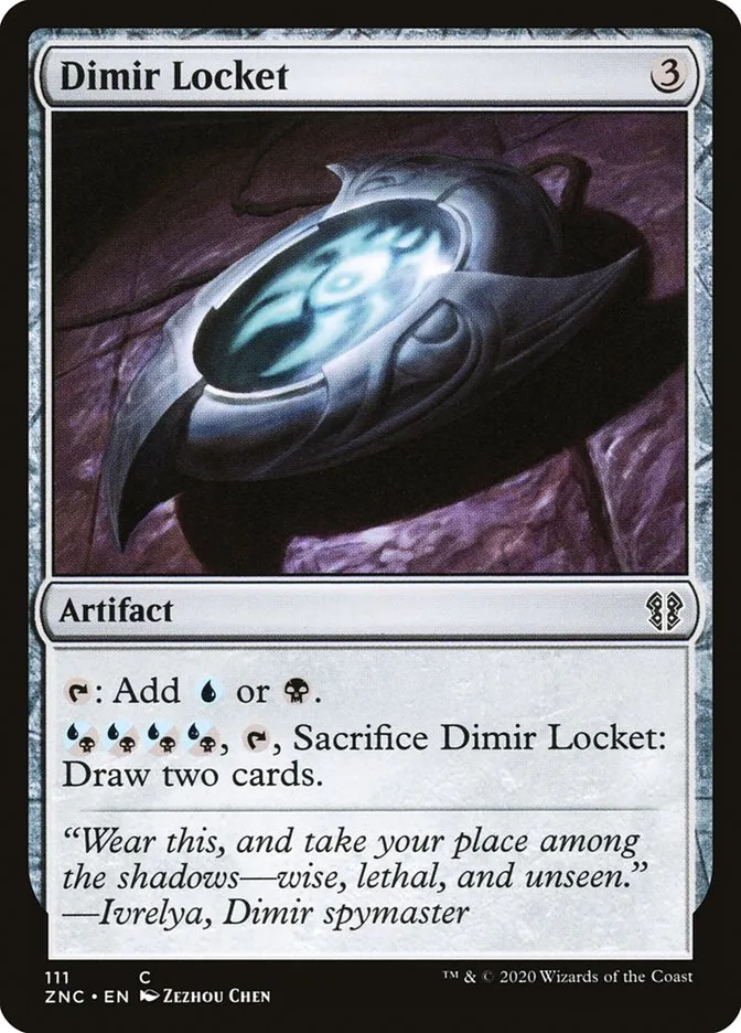 Dimir Locket Front Face