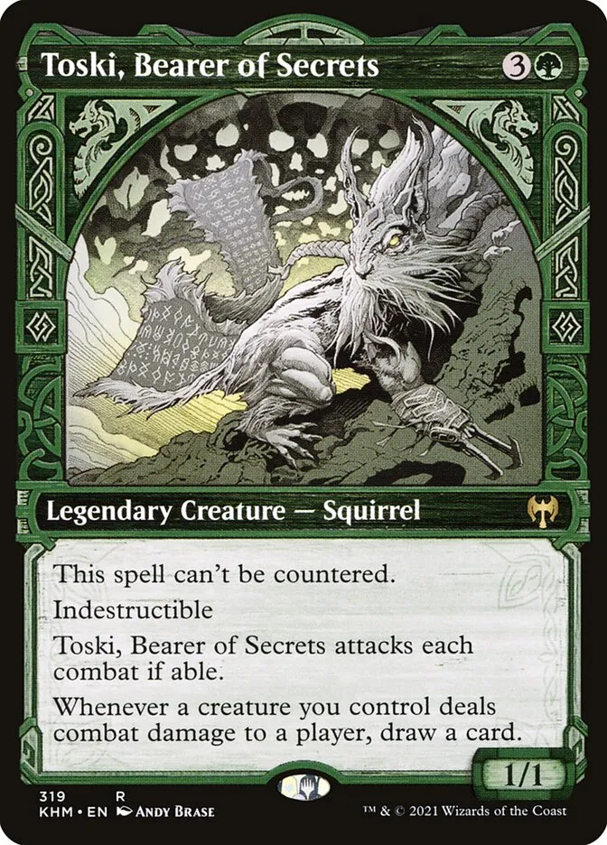 Toski, Bearer of Secrets Front Face